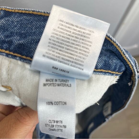 Citizens of Humanity Charlotte High Rise Straight Revolve Magnolia - Picture 6 of 14